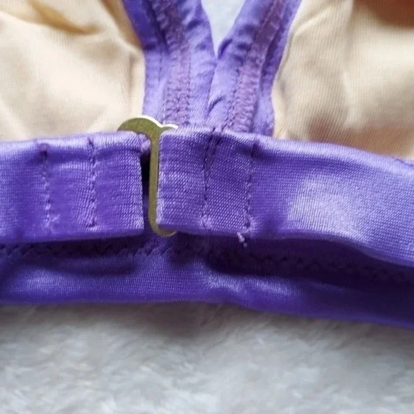 Vintage‎ Deadstock Ceeb Purple Two Piece Swimsuit NWT Bikinis